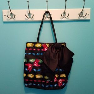 Brighton Take A Beau Tote Nylon Tote With Bow NWOT